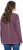 Ulla Popken Texas Contrast Stitching Sweatshirt Dark Ruby - Naisten hupparit ja collegepaidat isot koot - 