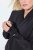 Ulla Popken Quick Drying College Collar Sweatshirt Black - Naisten hupparit ja collegepaidat isot koot - Mukavat collegepaidat, huput ja neuleet