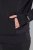 Ulla Popken Quick Drying College Collar Sweatshirt Black - Naisten hupparit ja collegepaidat isot koot - Mukavat collegepaidat, huput ja neuleet
