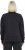 Ulla Popken Quick Drying College Collar Sweatshirt Black - Naisten hupparit ja collegepaidat isot koot - 
