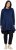 Ulla Popken Flounce Panel Long Sleeve Sweatshirt Dress Navy - Naisten hupparit ja collegepaidat isot koot - 