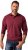 JP1880 Polo Shirt Pique Long Sleeve Red - Pikeepaidat - Miesten isot pikeepaidat