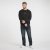 North Latitude Denim Logo Sweatshirt Black TALL - TALL collegepaidat - 