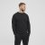 North Latitude Denim Crew Neck Sweatshirt Black TALL - TALL collegepaidat - 
