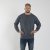 North Latitude O-Neck Sweatshirt Blue Melange TALL - TALL collegepaidat - 