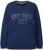 Ulla Popken NYC Embroidered Long Sleeve Sweatshirt Ink Blue - Naisten hupparit ja collegepaidat isot koot - 