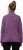 Ulla Popken Heather Knit Fleece Jacket Dark Purple - Naisten hupparit ja collegepaidat isot koot - 