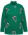 Ulla Popken Candy Cane Graphic Sweatshirt Meadow Green - Hupparit ja collegepaidat - 