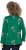 Ulla Popken Candy Cane Graphic Sweatshirt Meadow Green - Hupparit ja collegepaidat - 