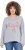 Ulla Popken Bow City Lettering Sweatshirt Light Grey Melange - Hupparit ja collegepaidat - 