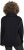Ulla Popken Chain Fringe Smooth Fleece Sweatshirt Black - Hupparit ja collegepaidat - 