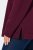 Ulla Popken Chain Fringe Smooth Fleece Sweatshirt Dark Wine Red - Naisten hupparit ja collegepaidat isot koot - Mukavat collegepaidat, huput ja neuleet