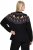 Ulla Popken Norwegian Style Christmas Sweater Black - Naisten hupparit ja collegepaidat isot koot - 