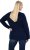 Ulla Popken Christmas Motif Classic Fit Sweater Navy - Hupparit ja collegepaidat - 