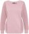 Ulla Popken Mixed Knit Patch Look Sweatshirt Old Pink - Naisten hupparit ja collegepaidat isot koot - 
