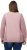 Ulla Popken Mixed Knit Patch Look Sweatshirt Old Pink - Naisten hupparit ja collegepaidat isot koot - 