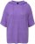 Ulla Popken Fuzzy Knit Short Sleeve Hoodie Pale Lilac - Naisten hupparit ja collegepaidat isot koot - 