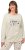 Ulla Popken Dreaming Time Long Sleeve Sweatshirt Chalk - Naisten hupparit ja collegepaidat isot koot - 