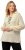 Ulla Popken Lace Up Sailor Collar Sweater Vanilla - Naisten hupparit ja collegepaidat isot koot - 