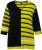 Ulla Popken Mixed Stripe 3/4 Sleeve Colorblock Sweater Apple Green - Naisten hupparit ja collegepaidat isot koot - 