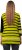 Ulla Popken Mixed Stripe 3/4 Sleeve Colorblock Sweater Apple Green - Naisten hupparit ja collegepaidat isot koot - 
