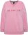 Ulla Popken Graphic BE UNIQUE Inverted Seam Sweatshirt Raspberry - Naisten hupparit ja collegepaidat isot koot - 