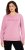 Ulla Popken Graphic BE UNIQUE Inverted Seam Sweatshirt Raspberry - Naisten hupparit ja collegepaidat isot koot - 
