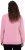 Ulla Popken Graphic BE UNIQUE Inverted Seam Sweatshirt Raspberry - Naisten hupparit ja collegepaidat isot koot - 