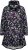 Ulla Popken Floral Stand-Up Collar Flounce Panel Sweatshirt Black - Naisten hupparit ja collegepaidat isot koot - 