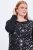 Ulla Popken Sequined Soft Fine Knit Sweater Black - Naisten hupparit ja collegepaidat isot koot - Mukavat collegepaidat, huput ja neuleet