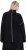 Ulla Popken Decorative Seam Contrast Color Sweater Black - Naisten hupparit ja collegepaidat isot koot - 