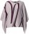 Ulla Popken Brushstroke Knit Poncho Beige - Naisten hupparit ja collegepaidat isot koot - 