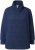 Ulla Popken Eco Cotton Stripe Textured Sweatshirt Navy - Naisten hupparit ja collegepaidat isot koot - 