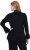 Ulla Popken Flared Sleeve Turtleneck Sweater Black - Naisten hupparit ja collegepaidat isot koot - 