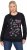 Ulla Popken Sparkling Sequin Bows Christmas Sweatshirt Black - Naisten hupparit ja collegepaidat isot koot - 