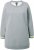 Ulla Popken Nostalgic Escape Oversized Sweatshirt Mouse Grey - Naisten hupparit ja collegepaidat isot koot - 