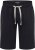 North Latitude Denim Sweatshorts Black - Collegehousut ja collegeshortsit - Miesten Isot collegehousut ja collegeshortsit