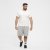 North Latitude Ottoman Sweatshorts Mid Grey - Collegehousut ja collegeshortsit - Miesten Isot collegehousut ja collegeshortsit