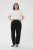 Kaffe Curve Brenn Barrel Twill Jeans Washed Black - Farkut - 