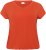 Kaffe Curve Jena V-Neck T-Shirt Grenadine Red - T-paidat - 