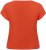 Kaffe Curve Jena V-Neck T-Shirt Grenadine Red - T-paidat - 