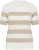 Kaffe Curve Lizzy Striped Pullover Chalk/Feather Grey Bold Stripe - T-paidat - 