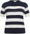 Kaffe Curve Lizzy Neule Tummansininen / Raidallinen - T-paidat - 