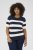 Kaffe Curve Lizzy Neule Tummansininen / Raidallinen - T-paidat - 