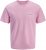 Jack & Jones Brandon T-paita Vaaleanpunainen - T-paidat - Isot T-paidat 2XL – 14XL
