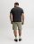 Jack & Jones Oscar T-Shirt Black - Isojen miesten t-paidat painatuksella - Isojen miesten t-paidat painatuksella