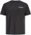 Jack & Jones Oscar T-Shirt Black - Isojen miesten t-paidat painatuksella - Isojen miesten t-paidat painatuksella