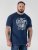 D555 Cooper Grumpy Old Man Printed T-Shirt Navy - Isojen miesten t-paidat painatuksella - Isojen miesten t-paidat painatuksella
