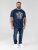 D555 Cooper Grumpy Old Man Printed T-Shirt Navy - Isojen miesten t-paidat painatuksella - Isojen miesten t-paidat painatuksella