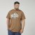 North Latitude 61315 Painettu T-Paita Vaaleanruskea - T-paidat - Isot T-paidat 2XL – 14XL